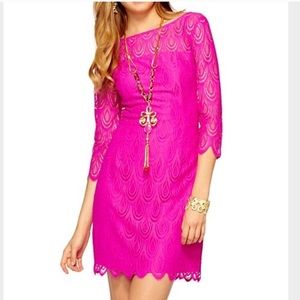 Pretty pink Lilly Lace dress